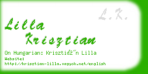 lilla krisztian business card